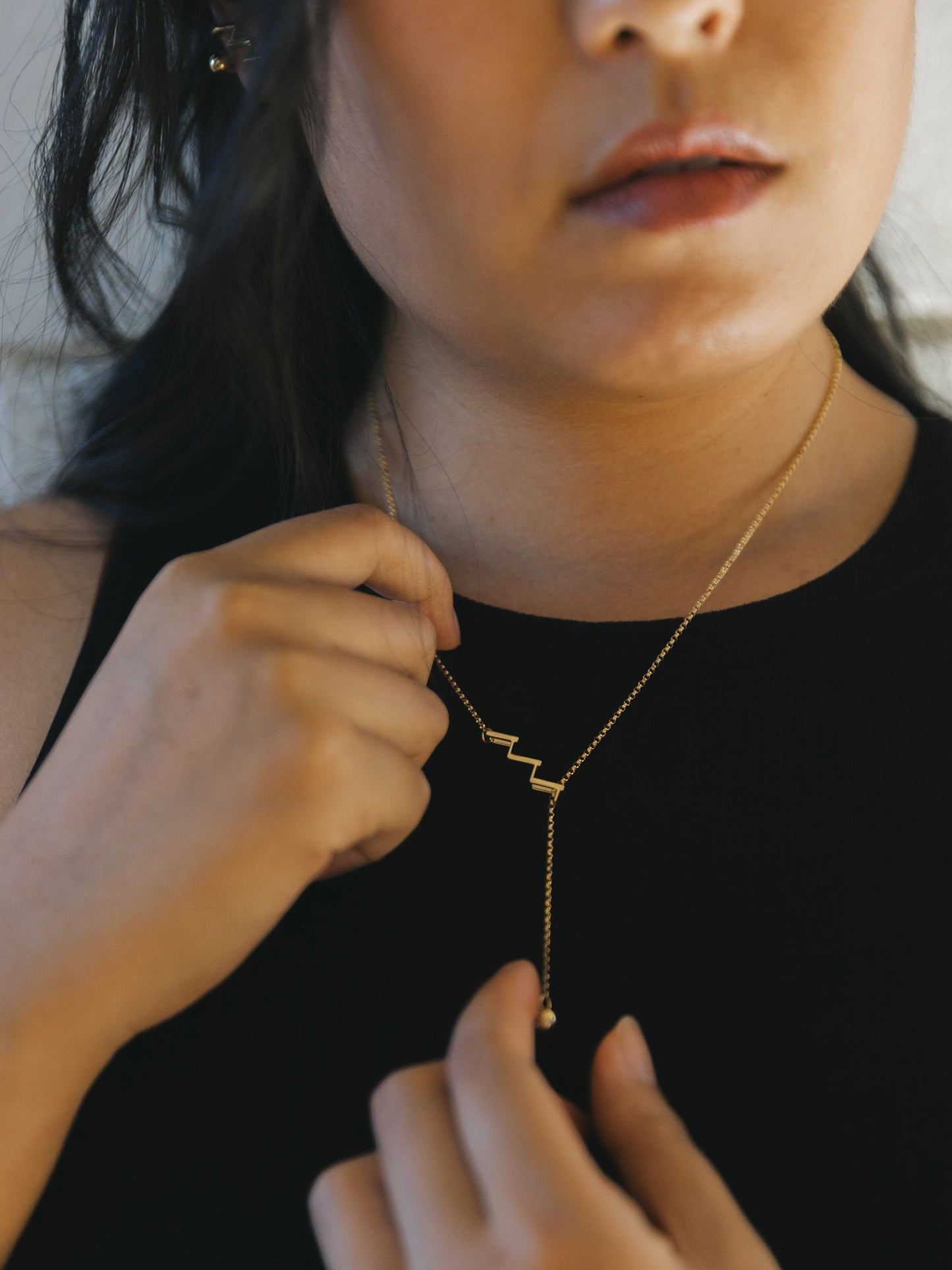 Ascend Lariat Adjustable Necklace